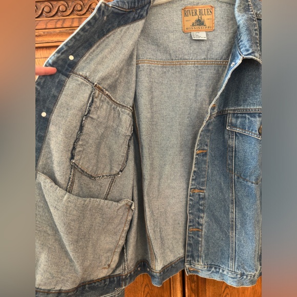 River Blues Mississippi Men’s Size XL Denim Jacket - Picture 4 of 5